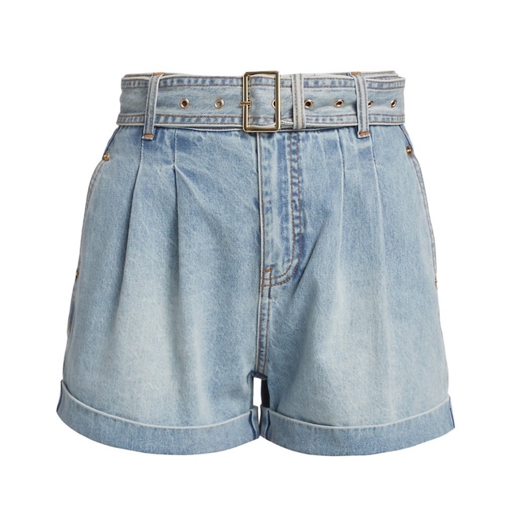 Generation love Milo denim belted shorts size medium!!